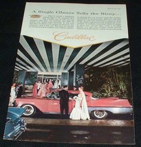 1957 Cadillac Ad, A Single Glance Tells!!! - $18.49