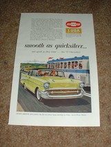 1957 Chevrolet Bel Air 4-door Sedan Ad, NICE! - £14.55 GBP