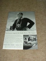 1957 Kodak Retina IIIc Camera ad, Riddell!!! - $18.49