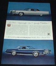 1967 Cadillac & Eldorado Ad, Superbly NICE!! - $18.49