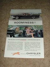 1959 Chrysler Windsor 4-door Hardtop Car Ad!! - £14.50 GBP
