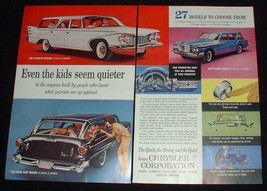 1960 Chrysler Station Wagons Ad Kids Quieter! - £14.50 GBP