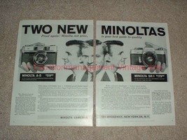 1960 Minolta SR-1 and A5 Camera Ad - Two New Minoltas!! - £14.78 GBP