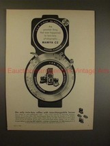 1960 Mamiya C2 TLR Camera Ad - Greatest Thing Ever!! - £14.53 GBP