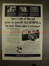 1960 Olympus Auto Electro Set Camera Ad - Take 2 Rolls! - £14.72 GBP