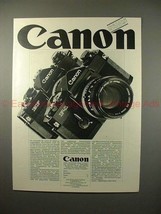 1977 Canon EF and F1 Camera Ad - in German, NICE!! - £14.69 GBP