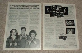 1978 2-page Minolta XD-11 & XG-7 Camera Ad - NICE!! - $18.49