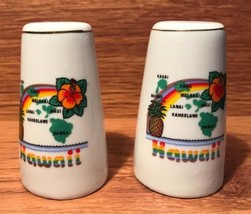Vintage Ceramic Hawaii Salt &amp; Pepper Shakers - 1980&#39;s - £11.16 GBP