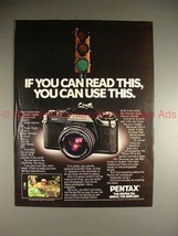 1979 Pentax MV Camera Ad - If You Read, You can Use! - £14.27 GBP