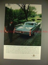 1963 Cadillac Coupe Ad - When a Man Steps Away, NICE! - $18.49