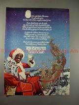 1980 Alka Seltzer Ad w/ Sammy Davis Jr, Deck the Halls! - $18.49