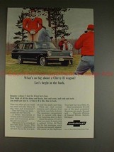 1965 Chevrolet Chevy II Wagon Ad - Begin in the Back!! - £14.48 GBP