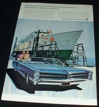 1966 Pontiac Bonneville Car Ad, Luxury NICE!! - $18.49