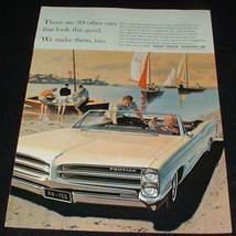 1966 Pontiac Car Ad, Look This Good NICE!!! - $18.49