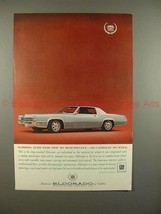1967 Cadillac Eldorado Car Ad - So Beautifully So Well! - $18.49