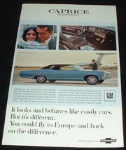 1967 Chevrolet Caprice Custom Coupe Ad, NICE! - £13.82 GBP