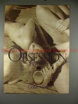 1988 Calvin Klein Obsession for Men Ad w/ Nude Women!! - £14.65 GBP