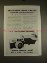 1969 Fujica Compact DeLuxe Camera - Until Auto-Focus!! - £14.61 GBP