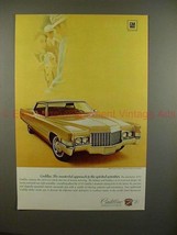 1970 Cadillac Coupe DeVille Car Ad - Masterful Approach - $18.49