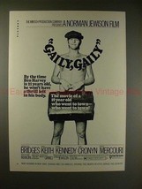 1970 Gaily, Gaily Movie Ad w/ Nude Beau Bridges, NICE!! - £14.44 GBP