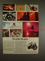 1970 Minolta SR-T 101 Camera Ad - Be Nimble, Be Quick! - £14.72 GBP