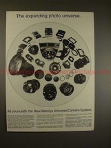 1970 Mamiya Universal Camera System Ad - Expanding!! - $18.49