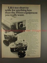 1970 Leica M4 M-4, Leicaflex SL Camera &amp; Pradovit Ad!! - £14.55 GBP