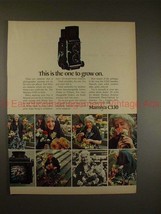 1970 Mamiya C330 TLR Camera Ad - This is One to Grow On - $18.49