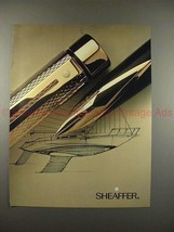 1990 Sheaffer Fountain Pen Ad - Sail Boat Sketch, NICE! - £14.73 GBP