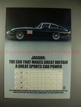 1970 Jaguar XKE Coupe Car Ad - Great Sports Car Power!! - £14.54 GBP