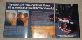 1971 Honeywell Pentax Spotmatic II Camera Ad - World! - £14.78 GBP