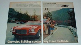 1972 2-page Chevrolet Camaro Ad - Need a Back Seat!! - £14.45 GBP