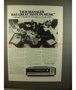 1972 Harman Kardon 150+ Receiver Ad w/ Humble Pie Band! - £14.55 GBP