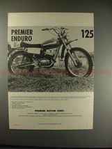 1972 Premier 125 Enduro Motorcycle Ad / Advertisement!! - £14.78 GBP