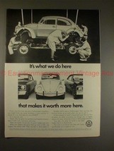 1972 VW Volkswagen Beetle Bug Ad, Worth More Here!! - £14.62 GBP