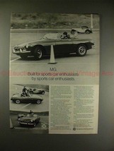 1973 MG MGB Car Ad - Built for Sports Car Enthusiasts!! - $18.49