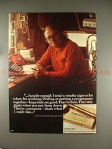 1974 Imperial Cigar Ad w/ Humphrey Lyttelton - NICE!! - £14.65 GBP