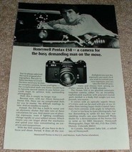 1974 Pentax ESII Camera Ad - For the Demanding Man!! - £14.72 GBP
