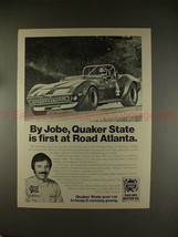 1975 Quaker State Oil Ad w/ Bill Jobe, First at Atlanta - £14.78 GBP