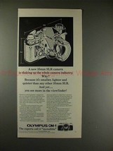 1975 Olympus OM-1 Camera Ad - Shaking up the Industry!! - £14.62 GBP