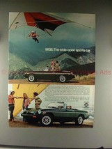 1976 Mg Mgb Car Ad - The Wide Open Sports Car, Nice! - £14.50 GBP