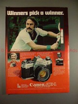 1978 Canon AE-1 35mm SLR Camera Ad w/ John Newcombe!! - $18.49