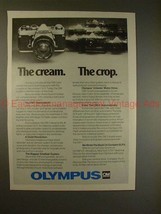 1978 Olympus OM-1 OM1 Camera Ad - The Cream, The Crop!! - £14.46 GBP