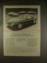 1978 Porsche 924, 911SC, Turbo &amp; 928 Car Ad - Examine!! - £14.65 GBP