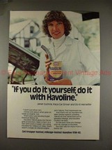 1978 Texaco Havoline Oil Ad w/ Janet Guthrie NICE!! - $18.49