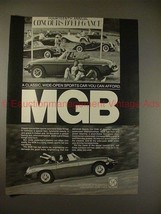 1979 MG MGB Car Ad - A Classic, Wide Open Sports Car!! - £14.60 GBP