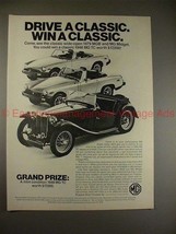 1979 Mg Midget &amp; Mgb Car Ad, With 1948 MG-TC - Nice!! - £14.44 GBP