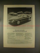 1979 Porsche 924, 911SC, Turbo &amp; 928 Car Ad - Seen All! - £14.65 GBP