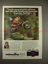 1980 Minolta XG1 XG-1 Camera Ad w/ Bruce Jenner - NICE! - $18.49