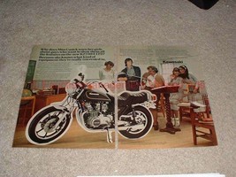 1980 Kawasaki KZ750/4LTD Motorcycle 2-page Ad, NICE!! - $18.49